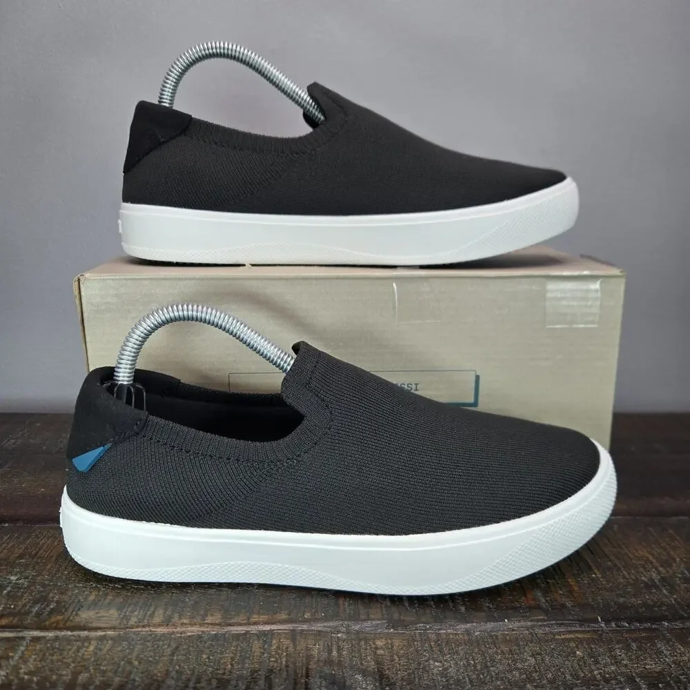 NEW Vessi Boardwalk Slip On Womens Size 8 Waterproof Shoes Sneaker Boulder Black